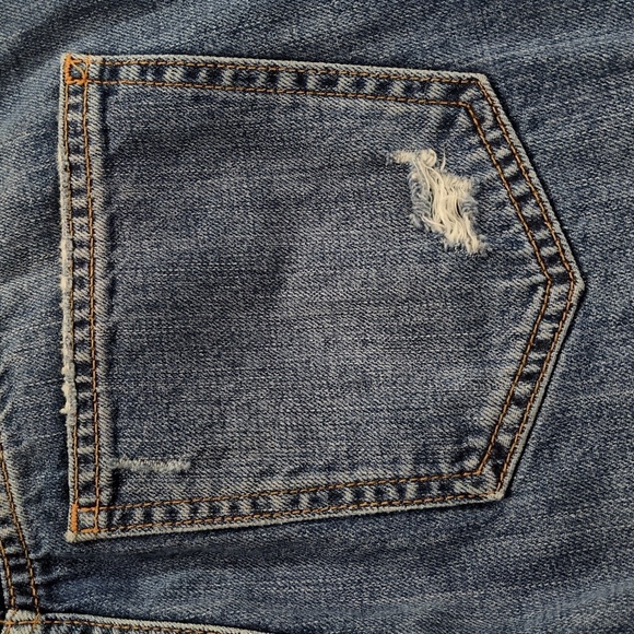 We The Free Distressed Button Fly Jeans Size 26 - Picture 10 of 12